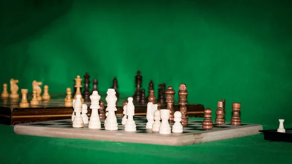 Chess Photographed Chessboard — Stock Photo, Image