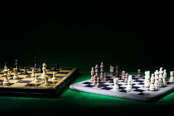 Chess Photographed Chessboard Photographed Chessboard — Stock Photo, Image