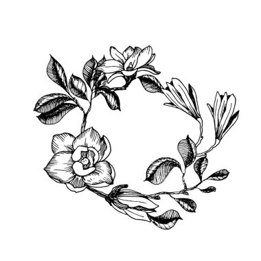 İşleme tarzında çelenk