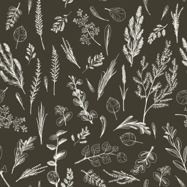 Yaban otları ve çiçekler kabartma stilinde boyanmıştır..