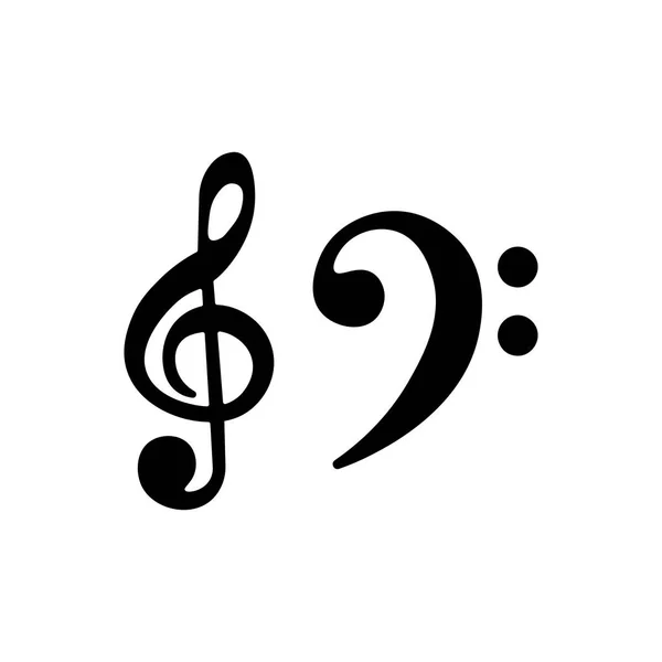 Icona del profilo musicale. Simbolo, illustrazione del logo per il concetto di mobile e web design. — Vettoriale Stock