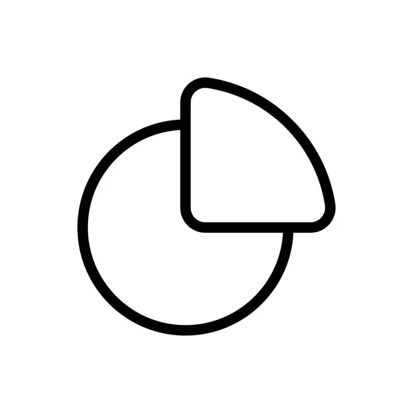 Icône de contour des statistiques. Symbole, illustration de logo pour concept mobile et web design. — Image vectorielle
