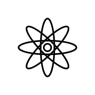 Molekül taslak simgesi izole edildi. Mobil konsept ve web tasarımı için sembol, logo illüstrasyonu.