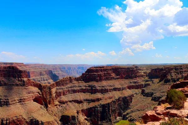 Kilátás a déli és északi peremén része Grand Canyon USA — Stock Fotó
