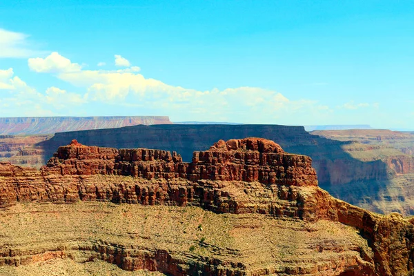 Kilátás a déli és északi peremén része Grand Canyon USA — Stock Fotó