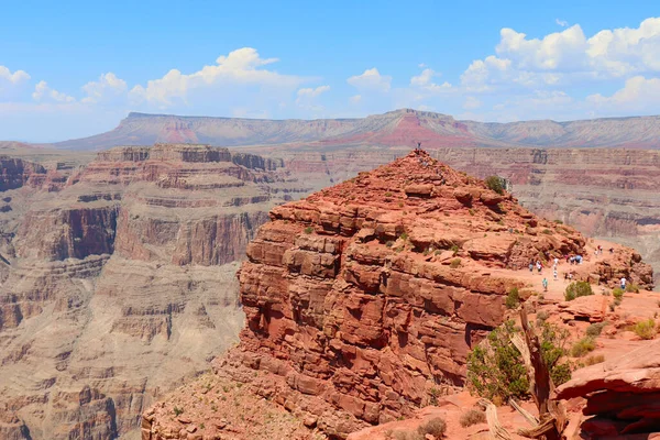 Blick über den Süd- und Nordrand des Grand Canyon USA — Stockfoto