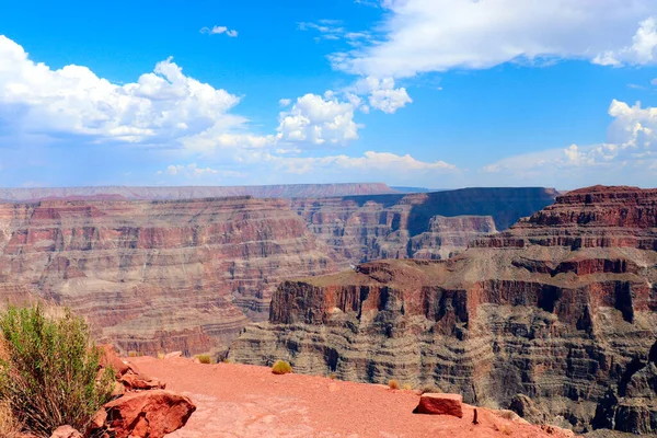 Kilátás a déli és északi peremén része Grand Canyon USA — Stock Fotó