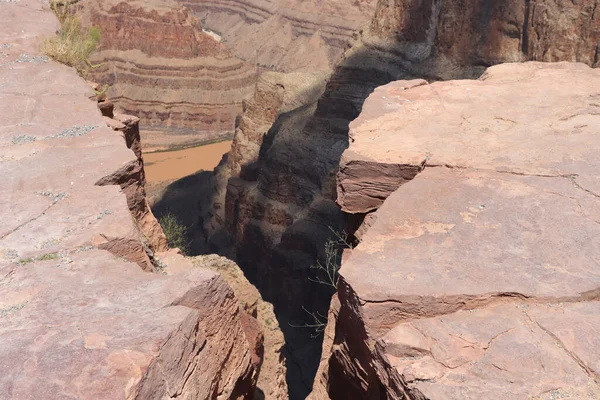 Vista Sobre Borda Sul Norte Parte Grand Canyon — Fotografia de Stock