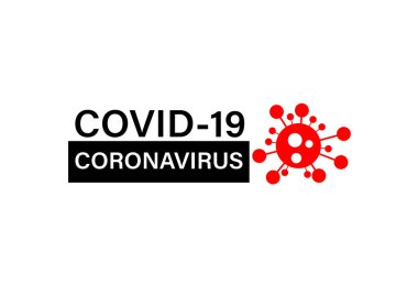 COVID19 Coronavirus dokusu, soyut arkaplan
