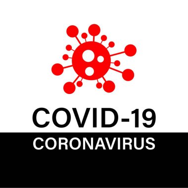 COVID19 Coronavirüs, soyut arkaplan