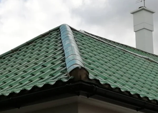 Roof detail of a new British House.