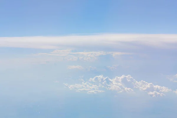 Paysage Céleste Nuages Blancs — Photo