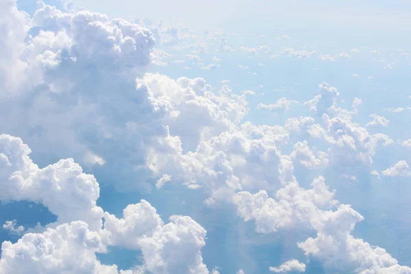 Fehér Felhők Égboltja Kilátás Tetejére Jogdíjmentes Stock Fotók