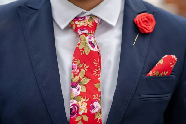 Cropped shot of unrecognizable stylish man shot up closely — Stock Photo, Image