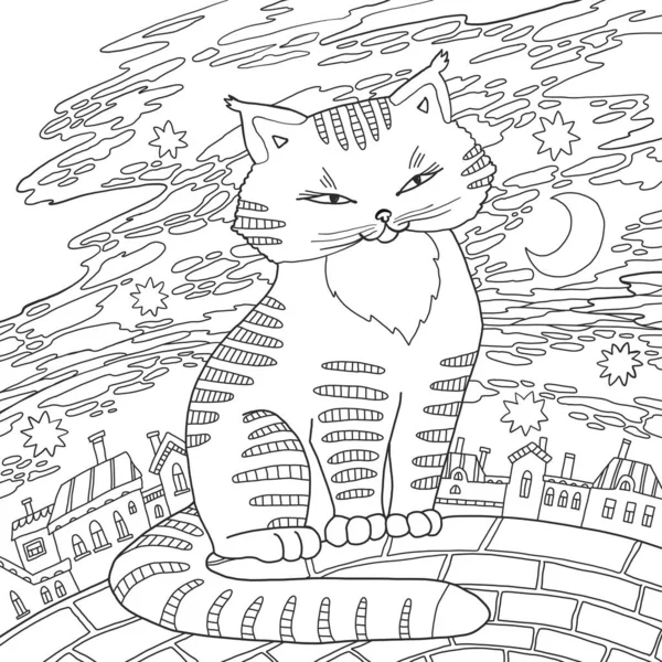 10+ Thousand Cat Adult Coloring Pages Royalty-Free Images, Stock Photos &  Pictures