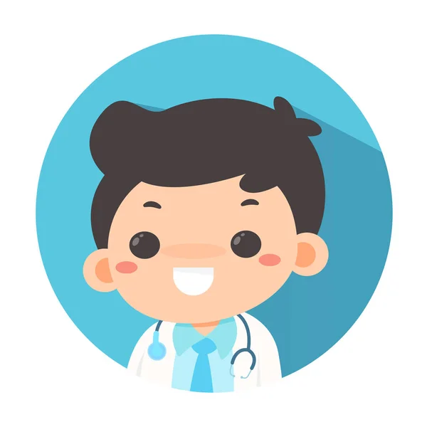 Cartoon Doctor Nurse Icon — Stock Vector