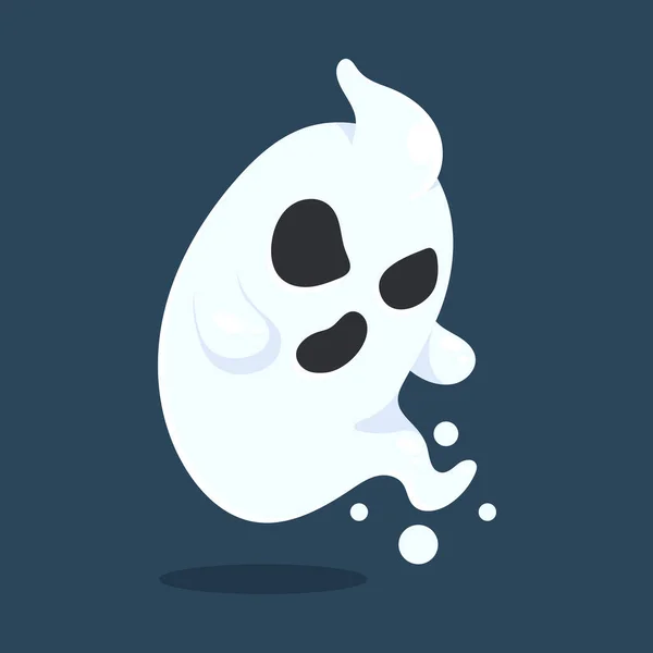 Halloween Ghost Cartoon Les Fantômes Effrayants Maléfiques Sont Envolés Pour — Image vectorielle