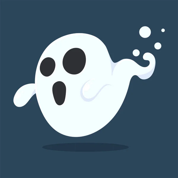 Halloween Ghost Cartoon Les Fantômes Effrayants Maléfiques Sont Envolés Pour — Image vectorielle