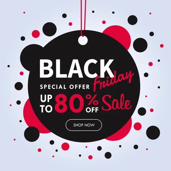 Sale Label Design Make Promotion Blackfriday End Year — Stock Vector