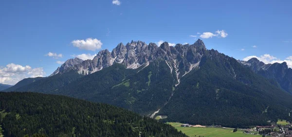Rocca Dei Baranci One Most Beautiful Dolomite Massif Located Upper — Stock Photo, Image