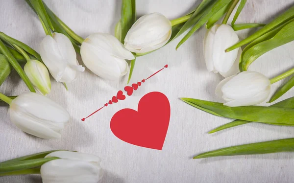 Happy Valentine Dag Bakgrund — Stockfoto