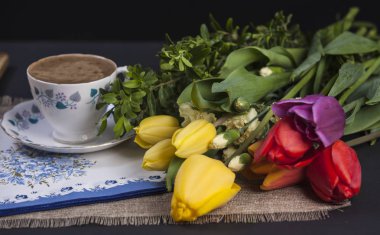 Sevgililer tarihi parti kahve