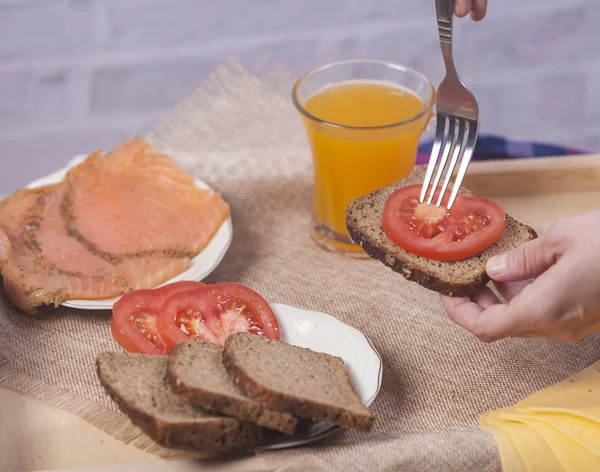 breakfast luxury food morning