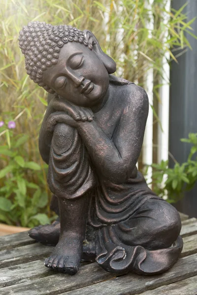 Sleeping Buddha Statue Garden — Stock Photo, Image