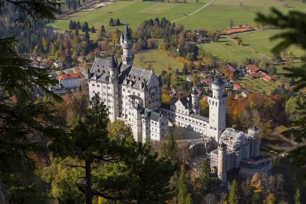 Alemanha Baviera Outubro 2018 Castelo Neuschwanstein Baviera Alemanha — Fotografia de Stock