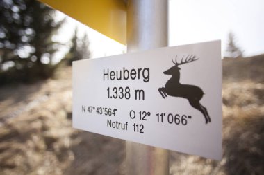 Bahar Heuberg, Bavyera dağda iz