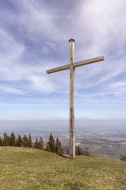Bavari dağ Blomberg üzerinde zirve haç