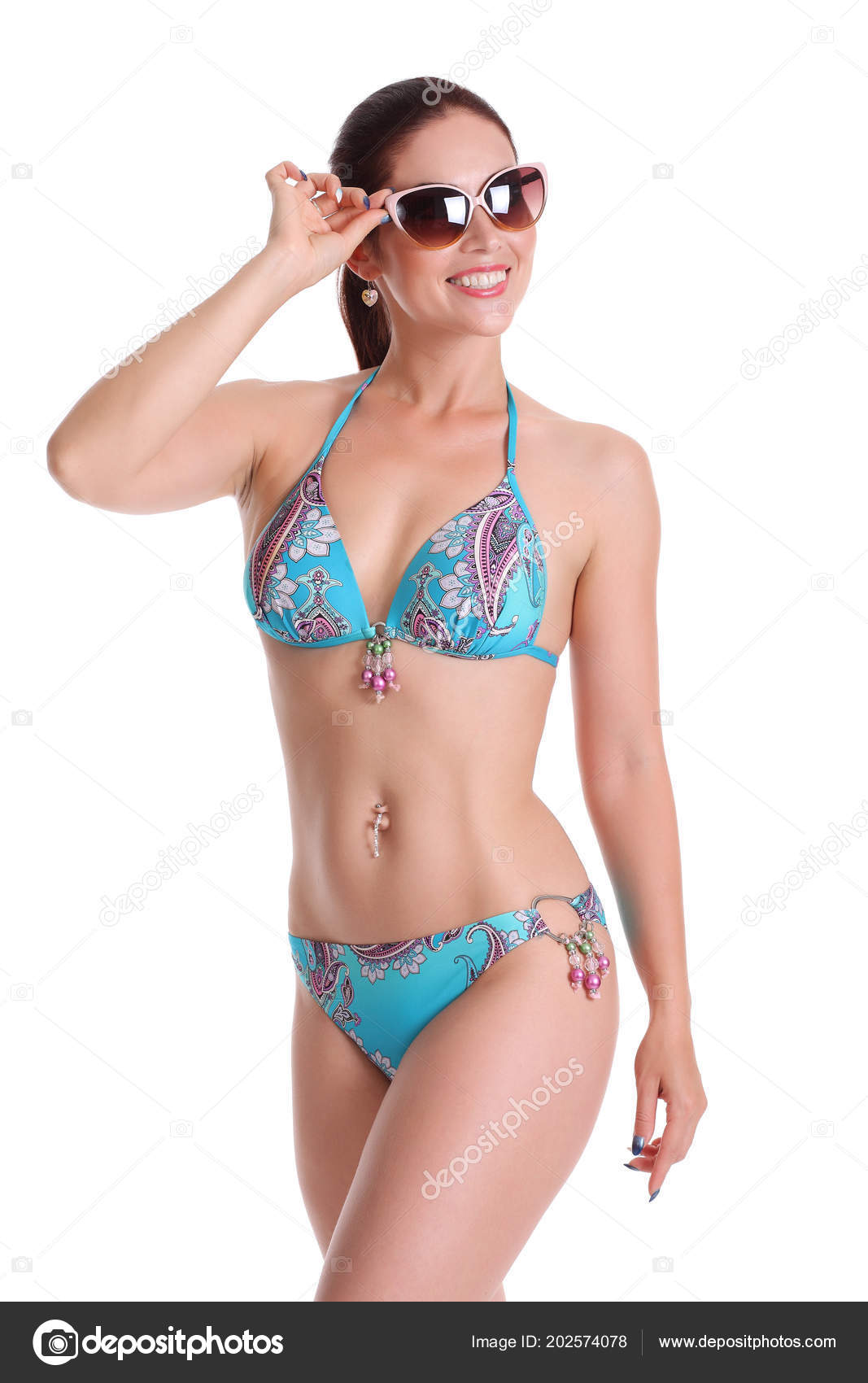 staal afdeling dinsdag Young Sexy Girl Bikini Beautiful Body Stock Photo by ©zhagunov 202574078