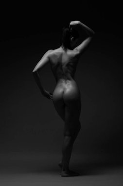 seksi vücut çıplak kadın.