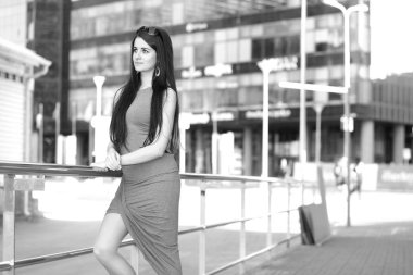 cityscape genç moda kız