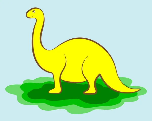 Персонаж мультфильма "Динозавр" — стоковый вектор