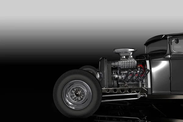 Hot Rod 3D Renderer — Stockfoto