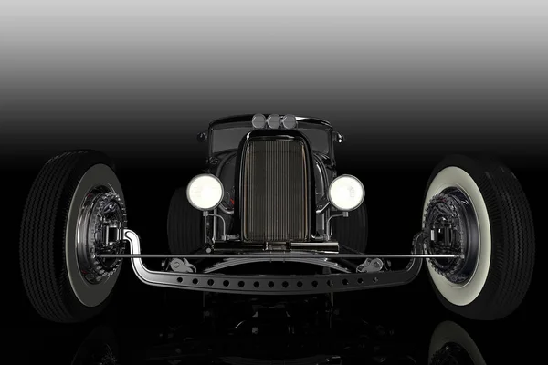 Hot Rod renderowanie 3D — Zdjęcie stockowe