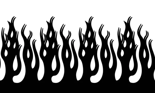 Пожежа полум'я ілюстрація — стоковий вектор