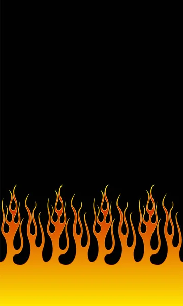 Φωτιά φλόγα εικονογράφηση — Διανυσματικό Αρχείο