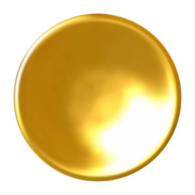 Gerçekçi altın düğme