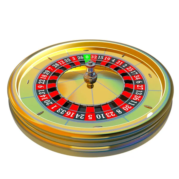 Casino roulette wheel — Stock Photo, Image