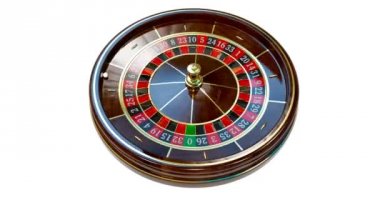 Casino rulet tekerleği.