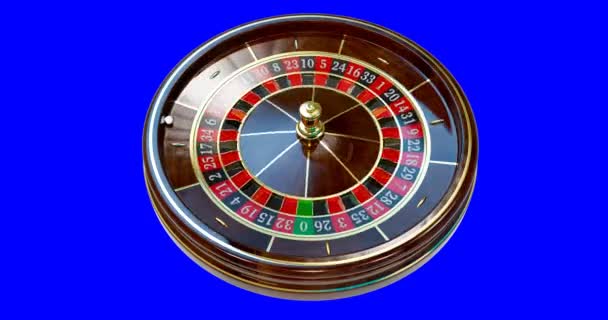 Casino roulette wheel. — Stock Video