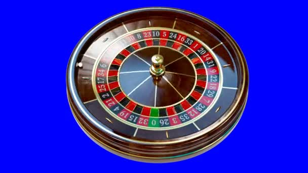 Roda de roleta Casino . — Vídeo de Stock