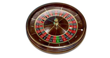 Casino rulet tekerleği.