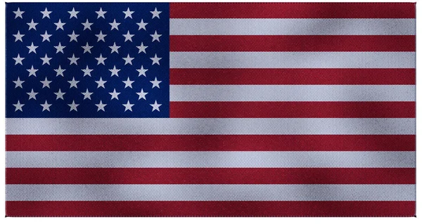 Bandeira Americana dos EUA. Renderização 3D — Fotografia de Stock