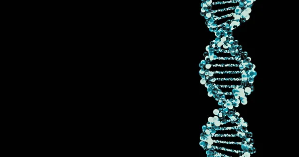 Dna の分子構造。3 d のレンダリング — ストック写真