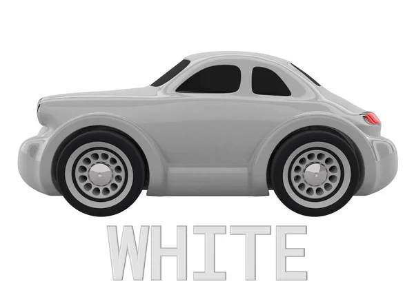Samochodzik. renderowania 3D — Zdjęcie stockowe