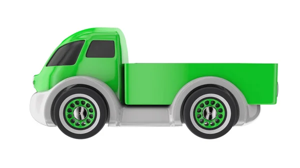 Szállítás teherautó. 3D render — Stock Fotó