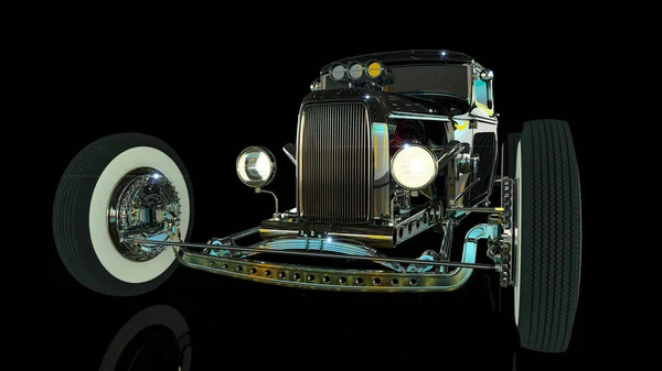 Hot Rod 3D Renderer — Stockfoto